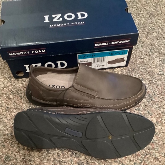 Izod Men’s Thomas Memory Foam Slip On Shoes 12 - Picture 2 of 6